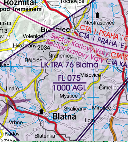 Image 2 of 2024 Czech Republic VFR Chart 1:500 000 - Rogersdata