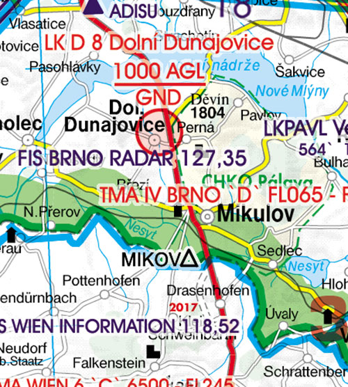 2024 Czech Republic VFR Chart 1:500 000 - RogersdataImage Id:126734