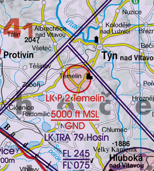 Image 4 of 2024 Czech Republic VFR Chart 1:500 000 - Rogersdata