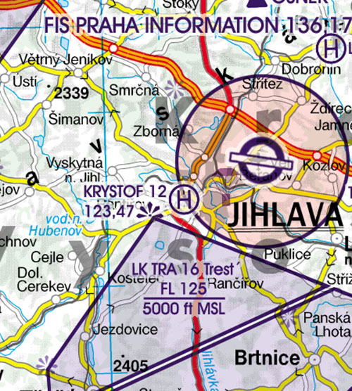 Image 5 of 2024 Czech Republic VFR Chart 1:500 000 - Rogersdata
