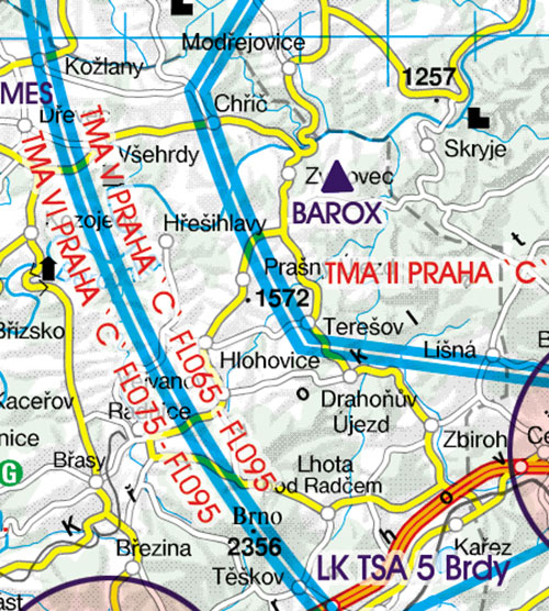 Image 8 of 2024 Czech Republic VFR Chart 1:500 000 - Rogersdata