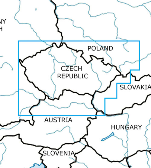 Image 1 of 2024 Czech Republic VFR Chart 1:500 000 - Rogersdata