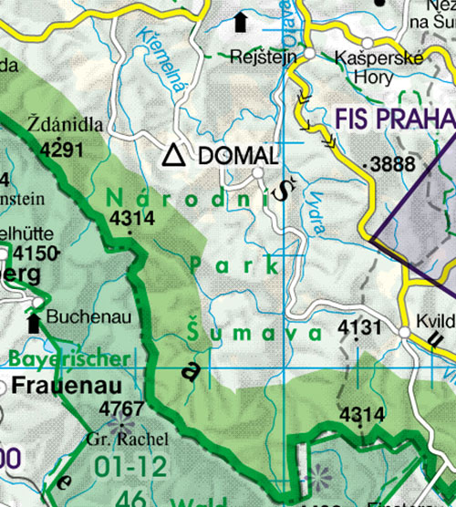 Image 10 of 2024 Czech Republic VFR Chart 1:500 000 - Rogersdata