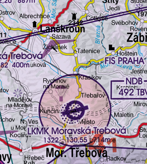 Image 12 of 2024 Czech Republic VFR Chart 1:500 000 - Rogersdata
