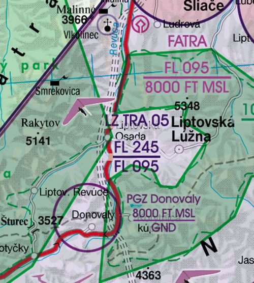 2024 Slovakia VFR Chart 1:500 000 - RogersdataImage Id:126747