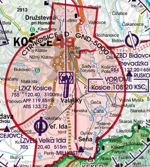 2024 Slovakia VFR Chart 1:500 000 - RogersdataImage Id:126750