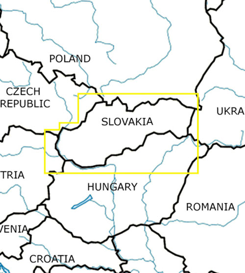 2024 Slovakia VFR Chart 1:500 000 - RogersdataImage Id:126751