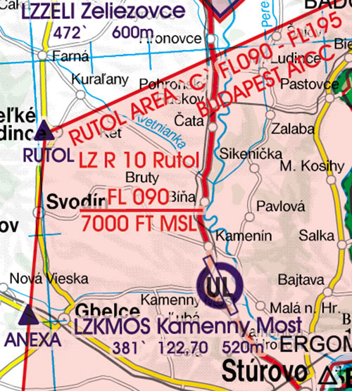 2024 Slovakia VFR Chart 1:500 000 - RogersdataImage Id:126752