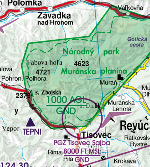 2024 Slovakia VFR Chart 1:500 000 - RogersdataImage Id:126755