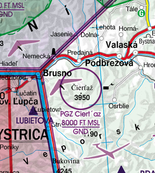 2024 Slovakia VFR Chart 1:500 000 - RogersdataImage Id:126757