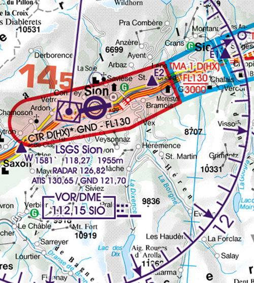 2024 Switzerland VFR Chart 1:500 000 - RogersdataImage Id:126774