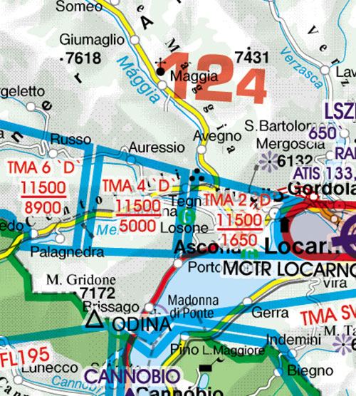 2023 Switzerland VFR Chart 1:500 000 - RogersdataImage Id:126776