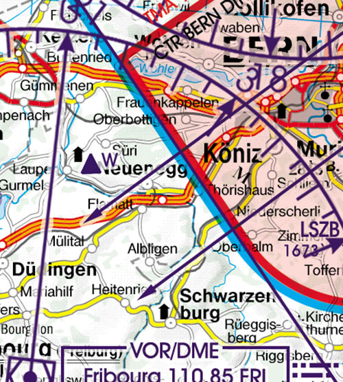 Image 5 of 2025 Switzerland VFR Chart 1:500 000 - Rogersdata