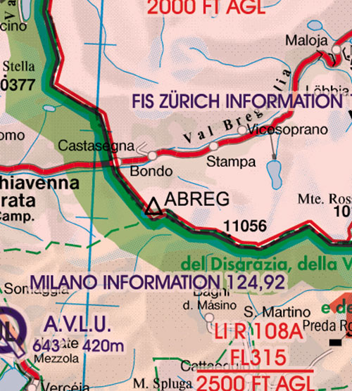 2024 Switzerland VFR Chart 1:500 000 - RogersdataImage Id:126780