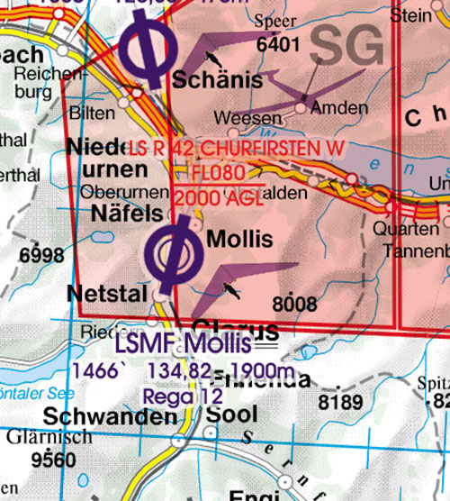 Image 9 of 2025 Switzerland VFR Chart 1:500 000 - Rogersdata