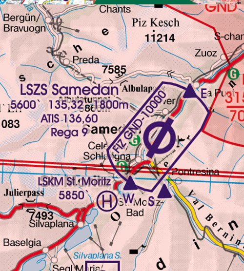 2023 Switzerland VFR Chart 1:500 000 - RogersdataImage Id:126783