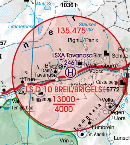 2023 Switzerland VFR Chart 1:500 000 - RogersdataImage Id:126784