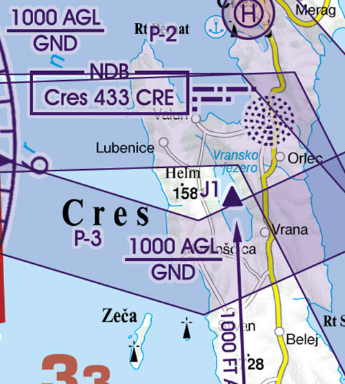 2024 Croatia + Bosnia Herzegovina VFR Chart 1:500 000 - RogersdataImage Id:126801