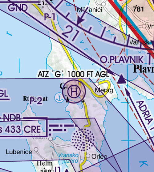 2024 Croatia + Bosnia Herzegovina VFR Chart 1:500 000 - RogersdataImage Id:126802