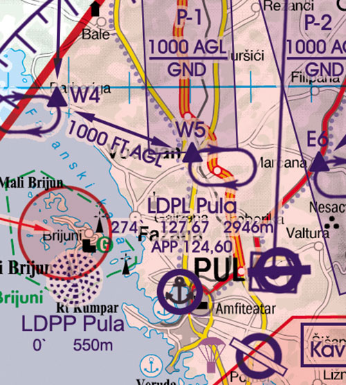 2024 Croatia + Bosnia Herzegovina VFR Chart 1:500 000 - RogersdataImage Id:126809