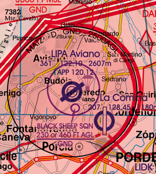 2023 Italy Centre VFR Chart 1:500 000 - RogersdataImage Id:126842