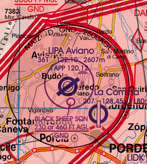 2024 Italy Centre VFR Chart 1:500 000 - RogersdataImage Id:126842