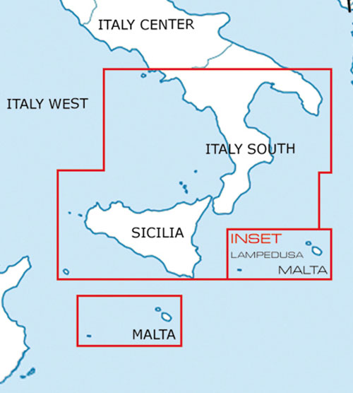 2023 Italy South VFR Chart 1:500 000 - RogersdataImage Id:126845