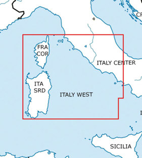 Image of2026 Italy West VFR Chart 1:500 000 - Rogersdata