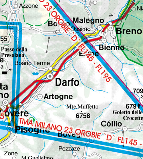 Italy North VFR Chart 1:500 000 - RogersdataImage Id:126851