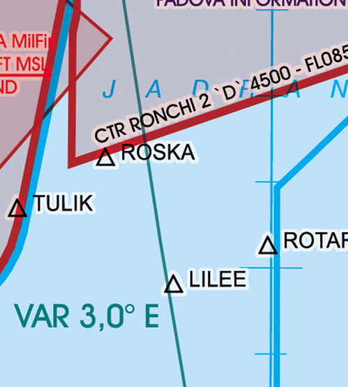 2024 Italy Centre VFR Chart 1:500 000 - RogersdataImage Id:126855