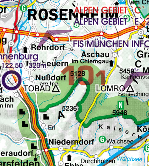 2021 Germany North VFR Chart 1:500 000 - RogersdataImage Id:126865