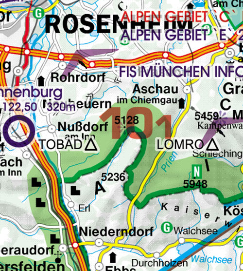 2024 Germany South VFR Chart 1:500 000 - RogersdataImage Id:126865