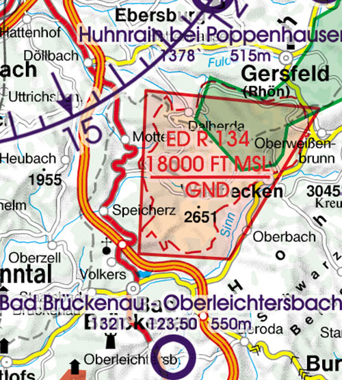 2022 Germany North VFR Chart 1:500 000 - RogersdataImage Id:126867