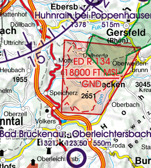 2024 Germany South VFR Chart 1:500 000 - RogersdataImage Id:126867