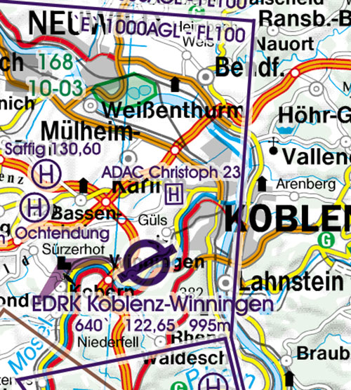 2022 Germany North VFR Chart 1:500 000 - RogersdataImage Id:126869