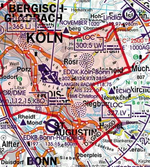 2023 Germany South VFR Chart 1:500 000 - RogersdataImage Id:126871