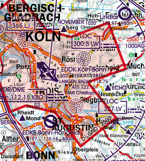 2024 Germany South VFR Chart 1:500 000 - RogersdataImage Id:126871