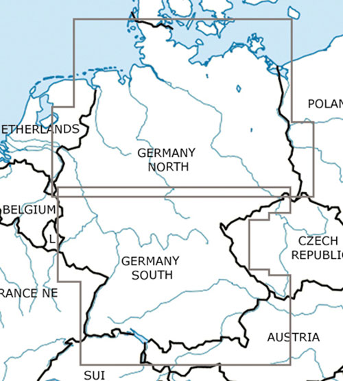 Image 2 of 2025 Germany North VFR Chart 1:500 000 - Rogersdata