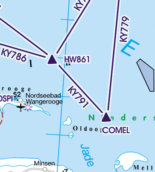 Image 6 of 2025 Denmark VFR Chart 1:500 000 - Rogersdata