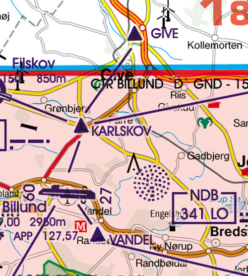 Image 2 of 2025 Denmark VFR Chart 1:500 000 - Rogersdata