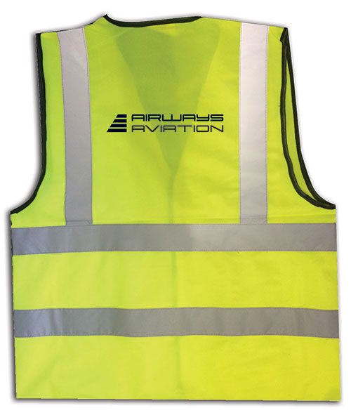 Personalised High Visibility Vest Hi Viz Pooleys