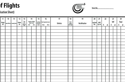 AOPA Record of Flights Operation PadImage Id:127246