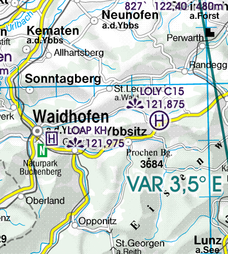 Image 5 of 2025 Austria VFR Chart 1:500 000 - Rogersdata
