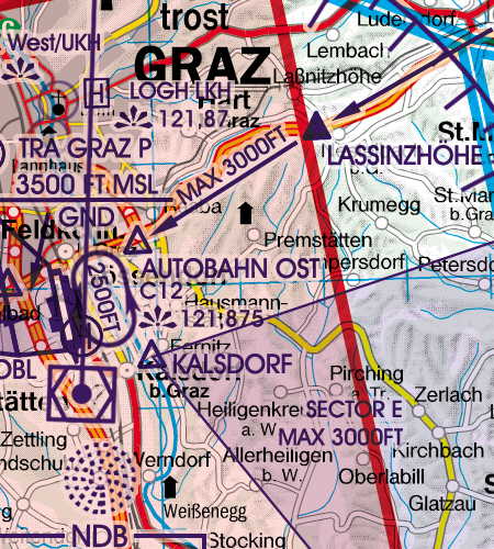 2024 Austria VFR Chart 1:500 000 - RogersdataImage Id:127290