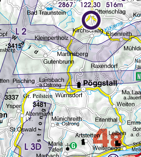 2024 Austria VFR Chart 1:500 000 - RogersdataImage Id:127294