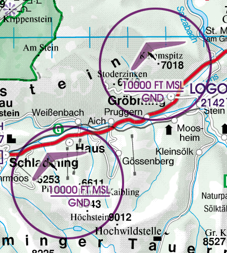 2022 Austria VFR Chart 1:500 000 - RogersdataImage Id:127296