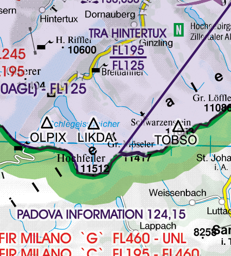 2024 Austria VFR Chart 1:500 000 - RogersdataImage Id:127297