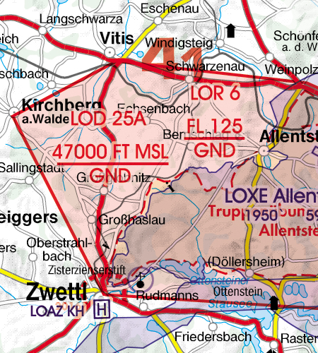 2024 Austria VFR Chart 1:500 000 - RogersdataImage Id:127298