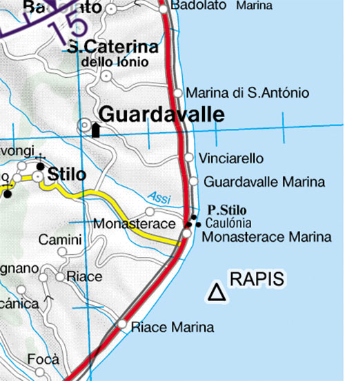 Image 2 of 2025 Italy South VFR Chart 1:500 000 - Rogersdata