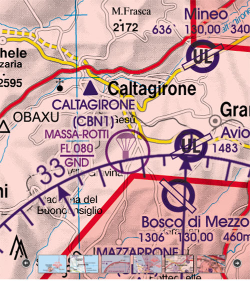 2023 Italy South VFR Chart 1:500 000 - RogersdataImage Id:127322